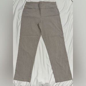 Attyre Women’s Stretch Crop Khaki Pants – Comfy Pull-On Waist